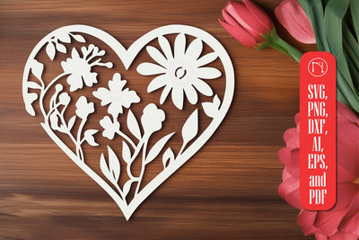 Paper Cut Valentine Heart SVG Cut File SVG MD JOYNAL ABDIN 