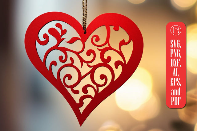 Paper Cut Valentine Hearts SVG Cut File SVG MD JOYNAL ABDIN 