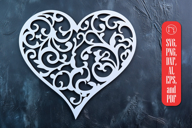 Paper Cut Valentine Hearts SVG Cut File SVG MD JOYNAL ABDIN 