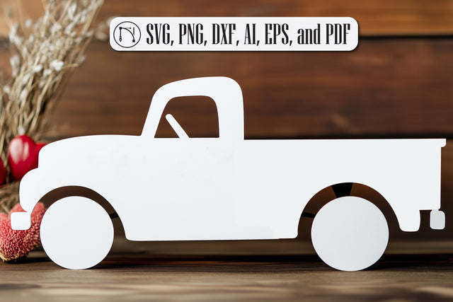 Paper Cut Valentines Truck SVG Cut File SVG MD JOYNAL ABDIN 