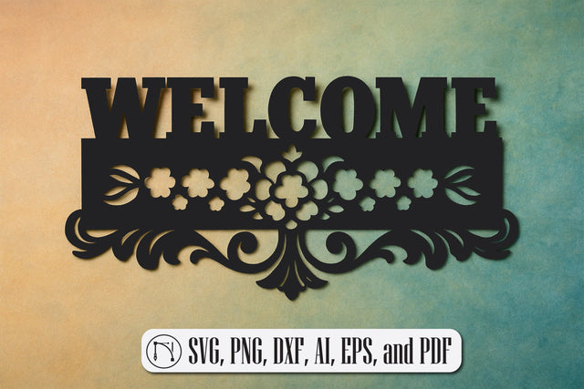 Paper Cut Welcome Sign SVG Cut File SVG MD JOYNAL ABDIN 