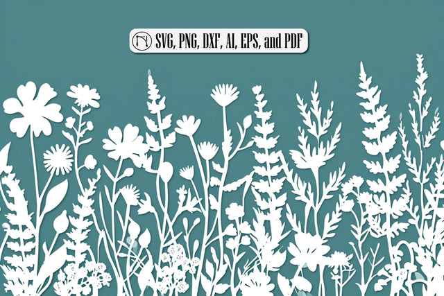 Paper Cut Wildflower SVG Bundle SVG MD JOYNAL ABDIN 
