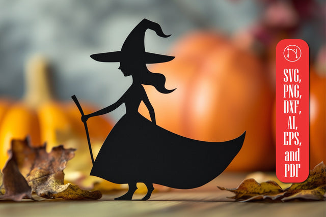 paper cut Witch SVG cut file SVG MD JOYNAL ABDIN 