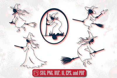 paper cut Witch SVG cut file SVG MD JOYNAL ABDIN 