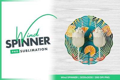 Paper Cutout Cocktails with Orange Slices and Tropical Foliage on Teal Background Sublimation Regulrcrative 