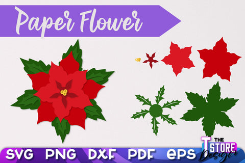 Paper Flower SVG Design | Flower SVG Design | Mother’s Day Gift SVG The T Store Design 