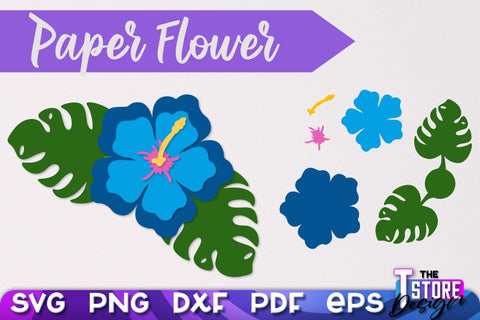 Paper Flower SVG Design | Flower SVG Design | Mother’s Day Gift SVG The T Store Design 