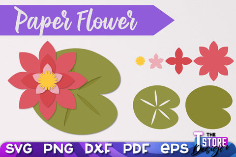 Paper Flower SVG Design | Flower SVG Design | Mother’s Day Gift SVG The T Store Design 