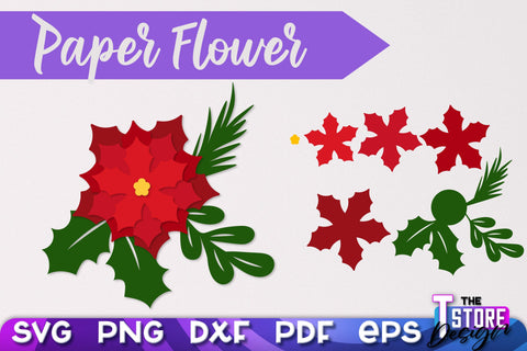 Paper Flower SVG Design | Flower SVG Design | Mother’s Day Gift SVG The T Store Design 