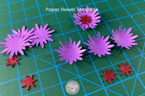 Paper flower SVG | easy paper flowers SVG Artisan Craft SVG 