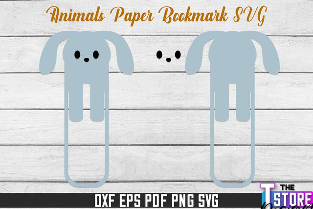 Paper Hare Bookmarks SVG | Bookmark SVG Design | Book Lover SVG The T Store Design 