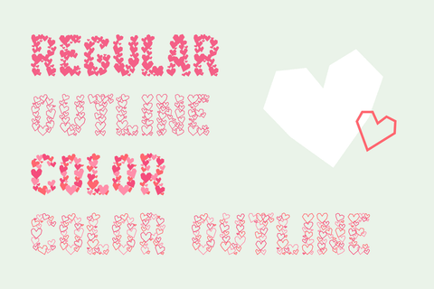 Paper Hearts Font Lauren Ashpole 
