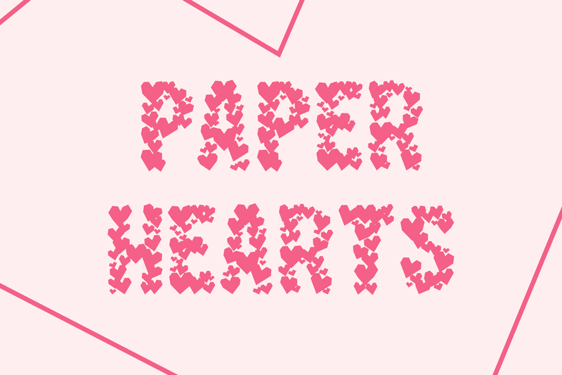 Paper Hearts Font Lauren Ashpole 