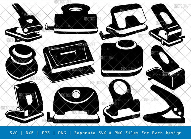 Paper Punch Machine Svg Cricut Cut Files Png Bundle, SB01106 SVG ETC Craft 