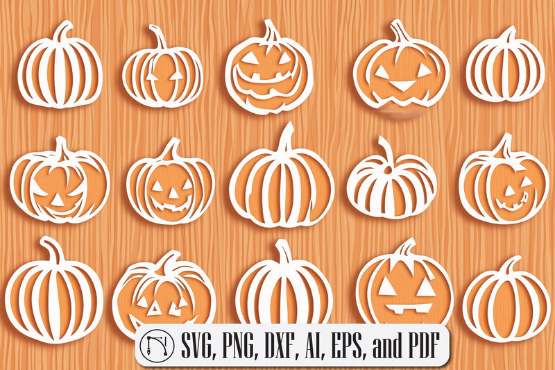 Papercut Decorative Pumpkin SVG cut file SVG MD JOYNAL ABDIN 