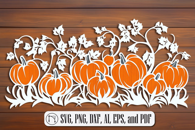 Papercut Decorative Pumpkin SVG cut file SVG MD JOYNAL ABDIN 