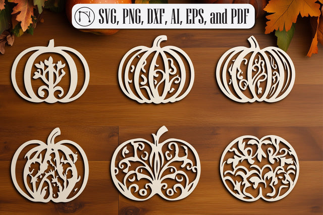 Papercut Decorative Pumpkin SVG cut file SVG MD JOYNAL ABDIN 