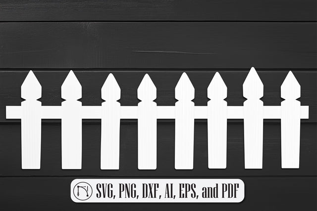 Papercut Picket Fences SVG Cut File SVG MD JOYNAL ABDIN 