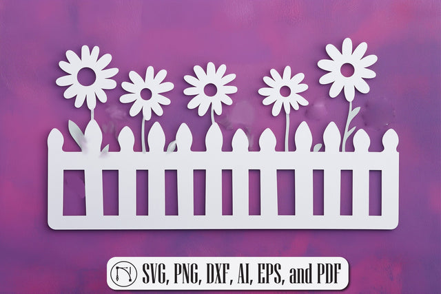 Papercut Picket Fences SVG Cut File SVG MD JOYNAL ABDIN 
