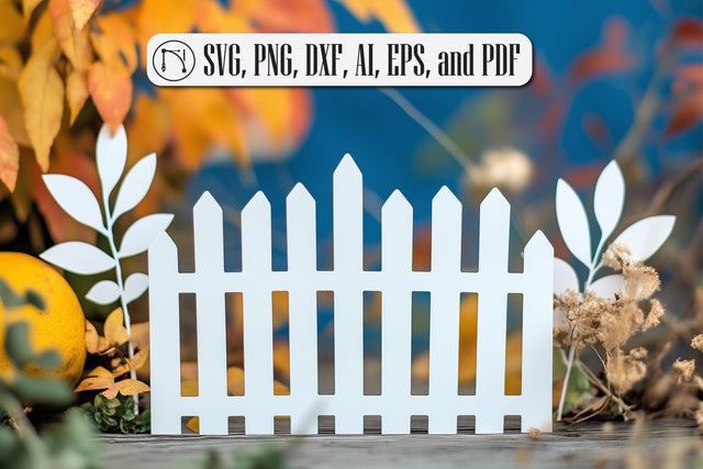Papercut Picket Fences SVG Cut File SVG MD JOYNAL ABDIN 