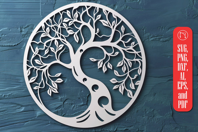 Papercut Tree of Life SVG cut file SVG MD JOYNAL ABDIN 