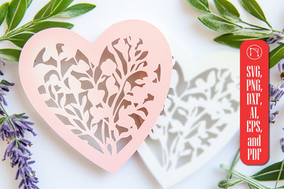 Papercut Valentine Heart SVG Cut File SVG MD JOYNAL ABDIN 