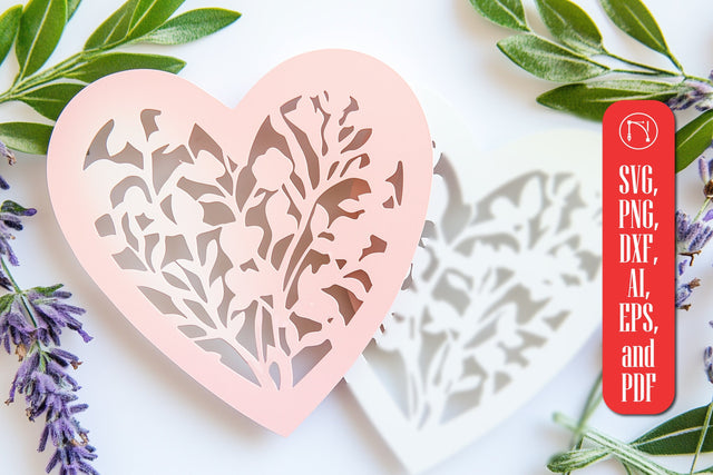 Papercut Valentine Heart SVG Cut File SVG MD JOYNAL ABDIN 