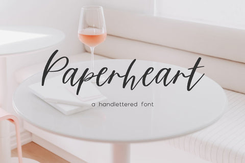 Paperheart Script Font Beck McCormick 