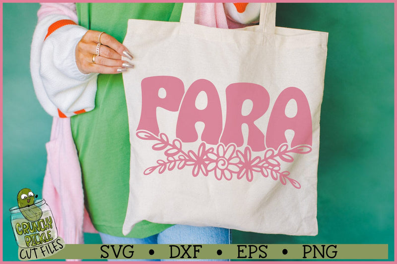 Para Flowers SVG File SVG Crunchy Pickle 