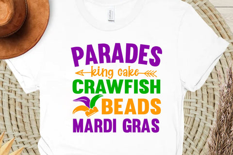 parades king cake crawfish beads Svg Design SVG Regulrcrative 