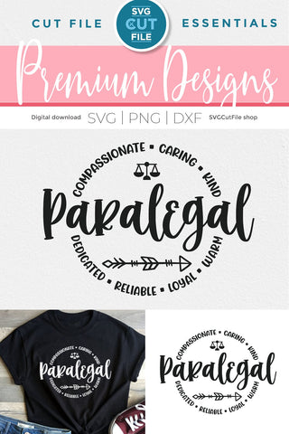 Paralegal svg, para legal svg - legal assistant for a lawyer SVG SVG Cut File 
