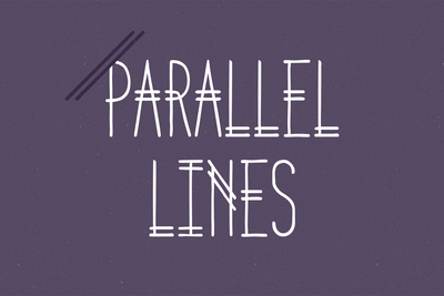Parallel Lines Font Lauren Ashpole 