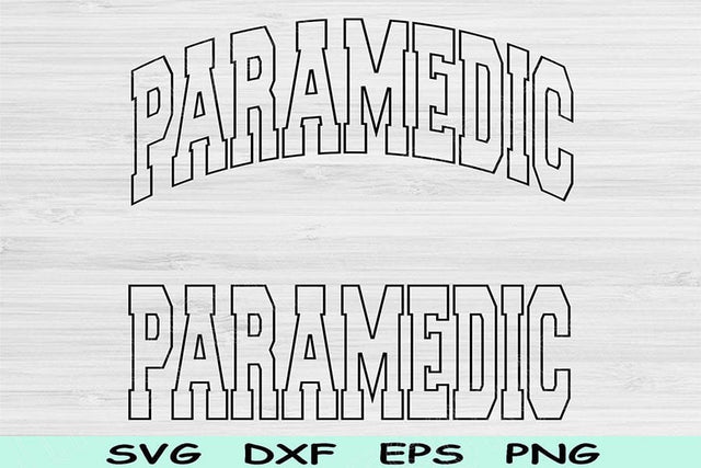 Paramedic Svg Cut File, Paramedic Png, EMT Svg Files For Cricut, Medic Svg, First Responder Svg, Paramedic Shirt Sublimation Digital Designs SVG TiffsCraftyCreations 