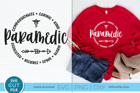 Paramedic svg for Men or Women SVG SVG Cut File 