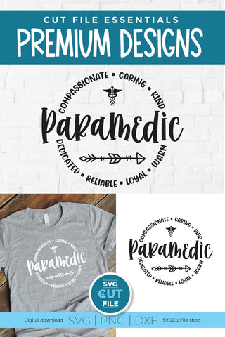 Paramedic svg for Men or Women SVG SVG Cut File 