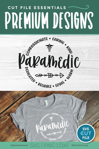 Paramedic svg for Men or Women SVG SVG Cut File 