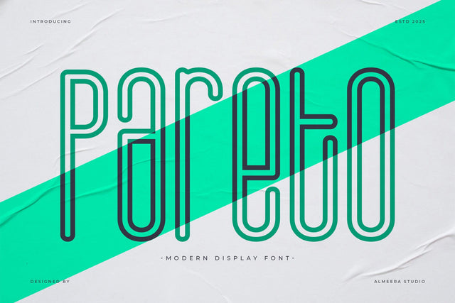 Pareto Font studioalmeera 