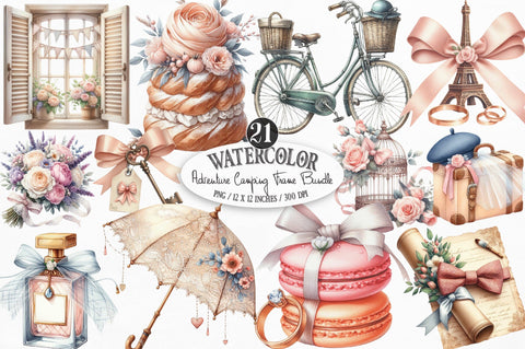 Parisian Just Married Clipart Sublimation SVGista 