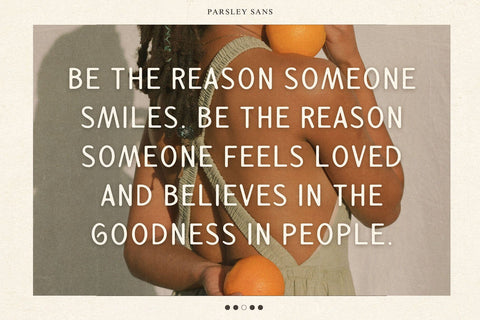 Parsley - Modern Sans Serif Font studioalmeera 