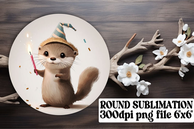 Party Animal Celebration Circle Assortment Sublimation afrosvg 