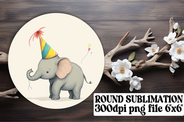 Party Animal Sublimation Circles Assortment Sublimation afrosvg 