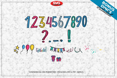Party Chaos Font AfterTenDesign 
