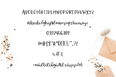Party Dress Cursive Font Font Beck McCormick 
