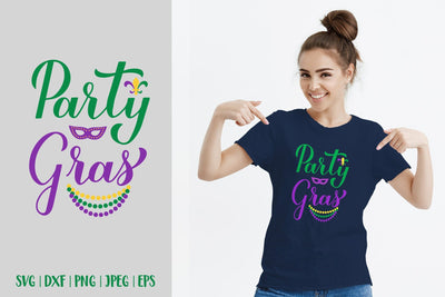 Party Gras SVG. Funny Mardi Gras Quote. Shirt design SVG LaBelezoka 