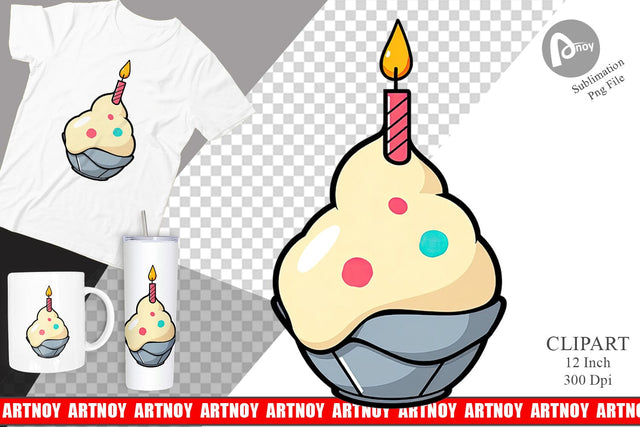 Party Ice Cream Clipart Sublimation artnoy 