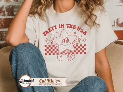 Party In The USA retro SVG SVG Caffeinated SVGs 