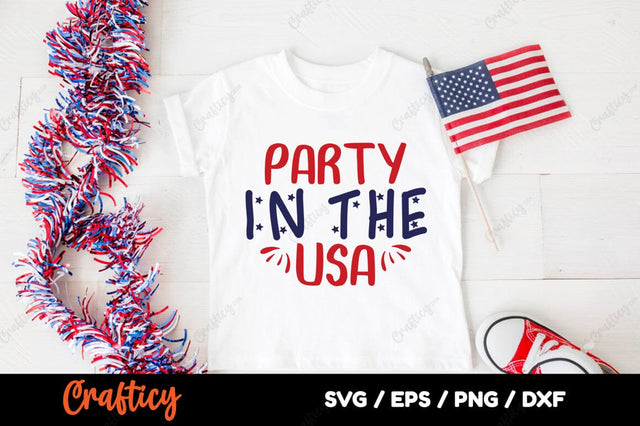 Party in the usa SVG Design SVG Designangry 