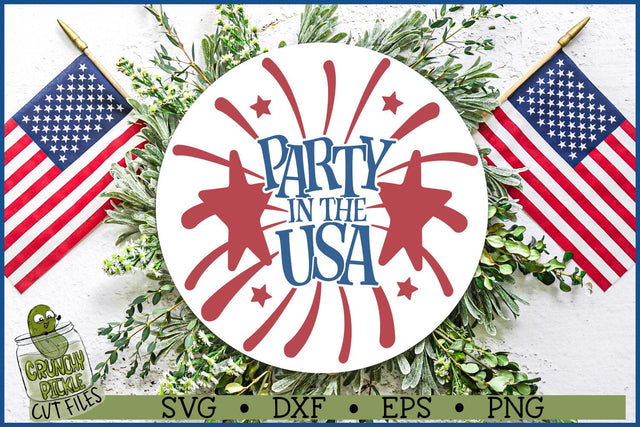 Party In The USA SVG File SVG Crunchy Pickle 