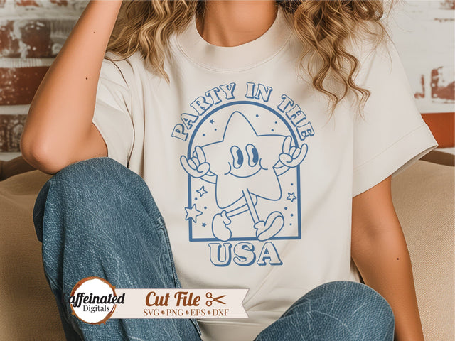 Party in the USA Svg SVG Caffeinated SVGs 
