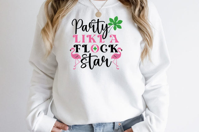 Party Like A Flock Star SVG Design SVG Designangry 
